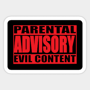 Goatamentise Evil Content Sticker